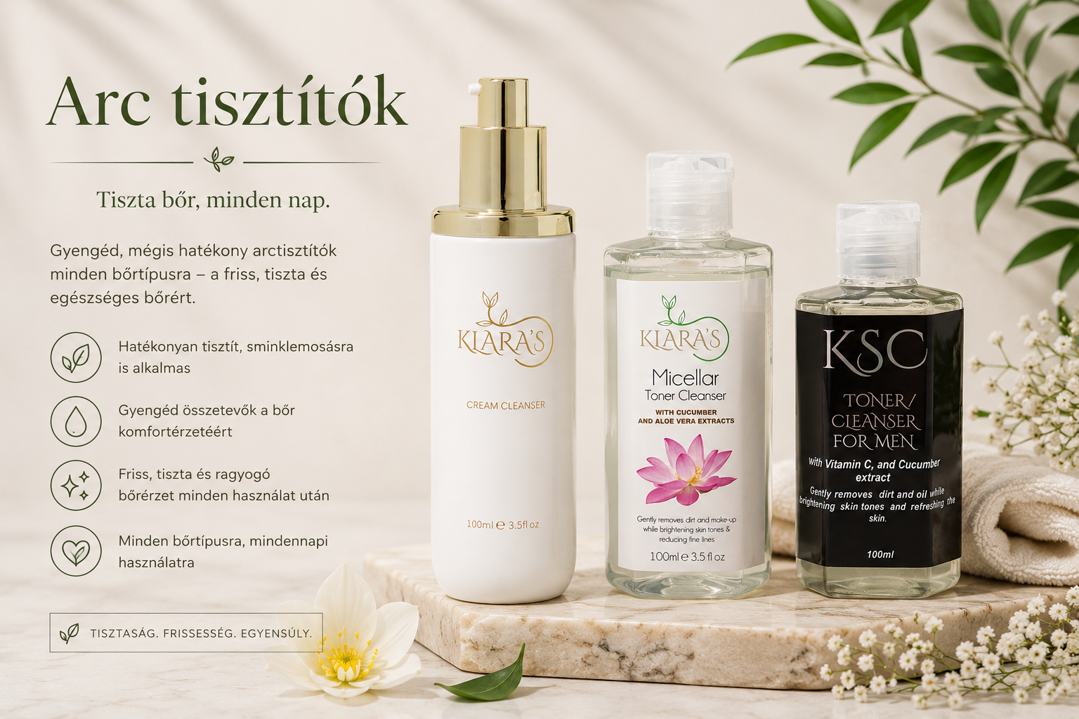 Arctisztítók