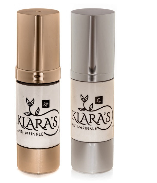 Klára Nappali és Éjszakai Kollagén Krém Páros – Pumpás kiszerelésben (2 × 30 ml)